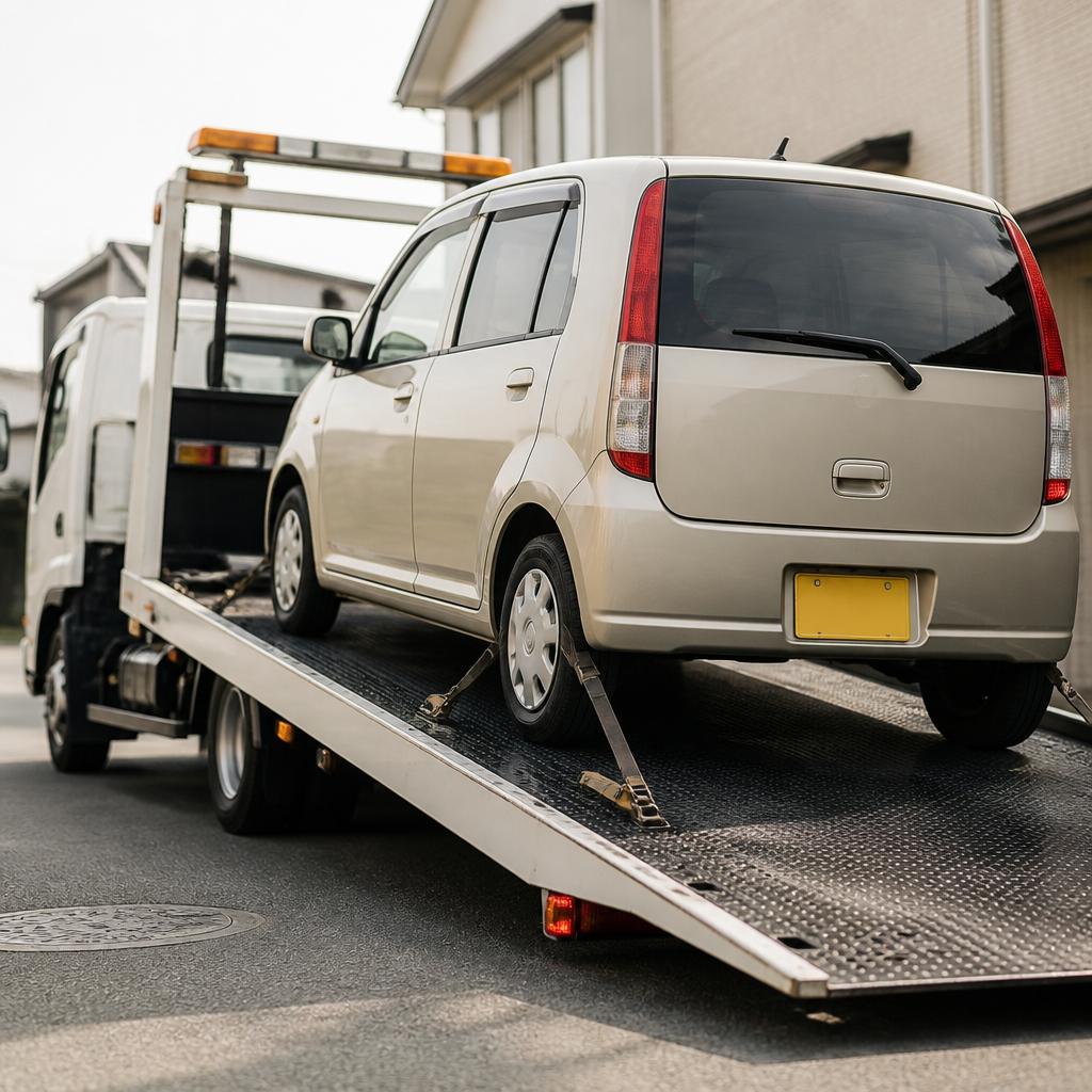 動かない軽自動車の処分方法